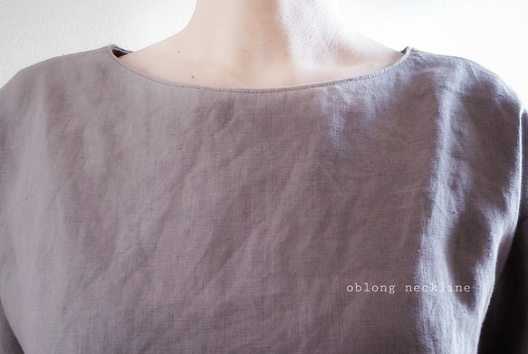 Creema限定　一年中着回せるプルオーバー　oblongneckline14色からお好きなお色味でお仕立ていたします！ 9枚目の画像