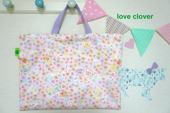 CANDY HEARTSレッスンバッグ♡simple style～sweets collection~ 1枚目の画像