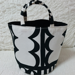 ＜北欧＞　Monochrome totebag　  =simple style= 2枚目の画像