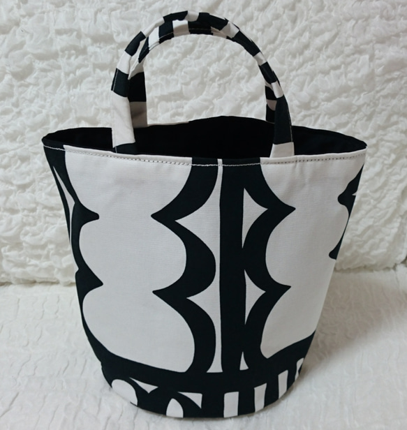 ＜北欧＞　Monochrome totebag　  =simple style= 2枚目の画像