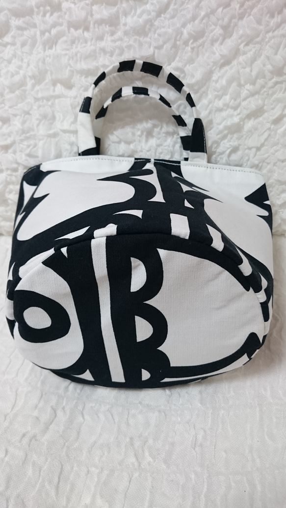 ＜北欧＞　Monochrome totebag　  =simple style= 4枚目の画像