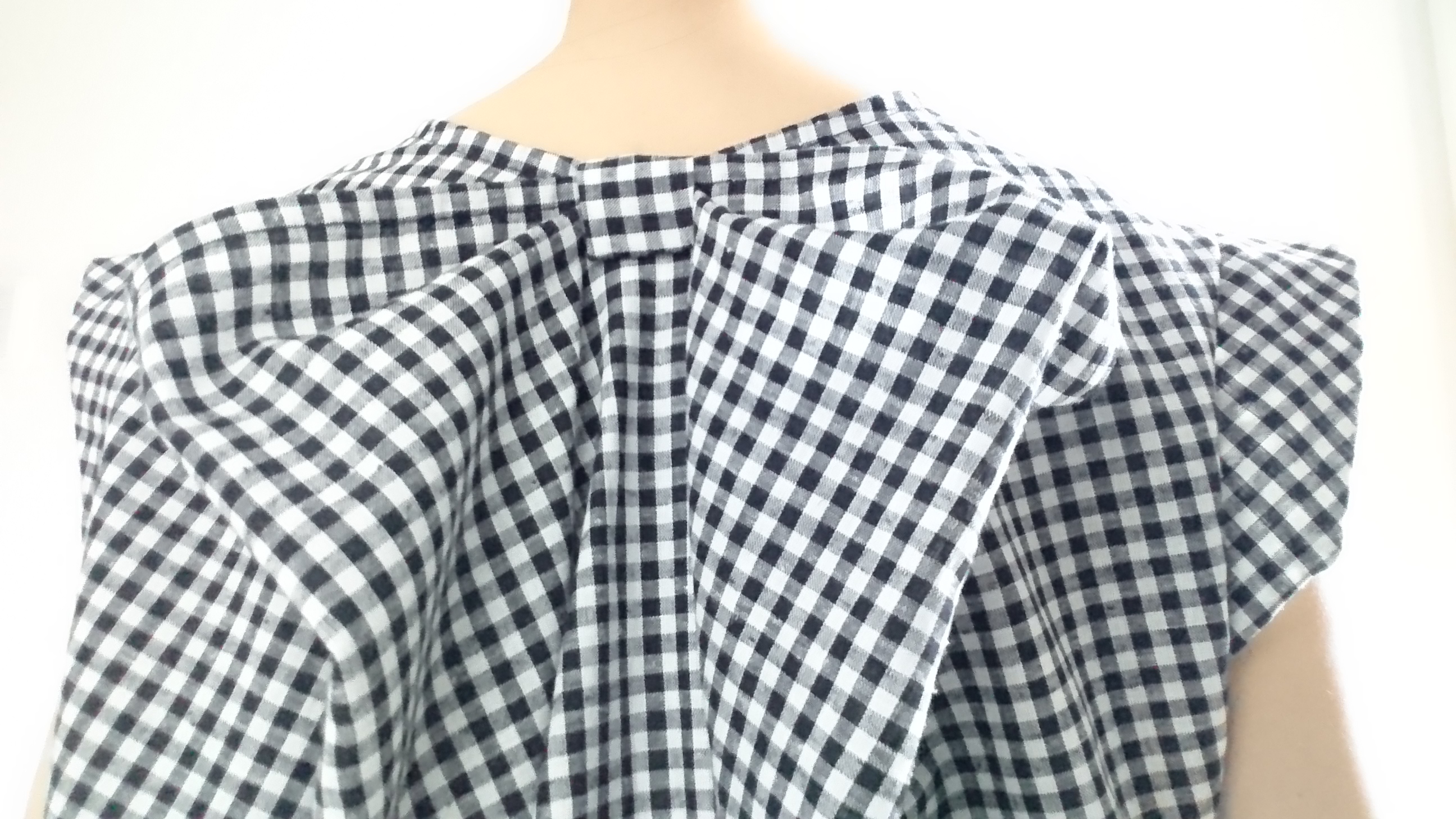 <creema限定>Butterfly ribbon　one piece 　harf linen・・