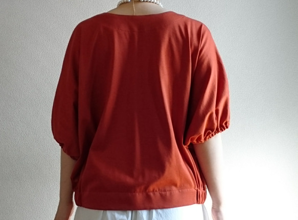 <秋の新作> terra-cotta pullover　　・・　 5枚目の画像