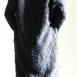 <Creema数量限定>新作 Italiana moco moco  long cardigan　 ðark navy　 8枚目の画像