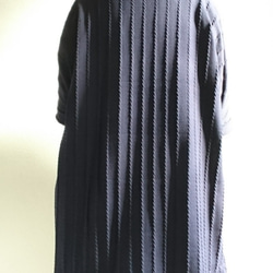 <Creema限定>即納ラスト1点！ NAVY  long cardigan　cotton100% 5枚目の画像