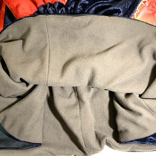 現品1点のみ‼︎】HAJIME AYUMU 高級柄付着物リメイク&ベロアデザイン 