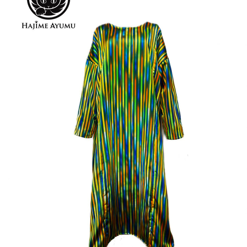 【現品1点限り‼︎】HAJIME AYUMU 高級西陣織 シルクロングワンピース 現品1点限り‼︎】HAJIME AYUMU 高級西陣織 シルクデザインロング