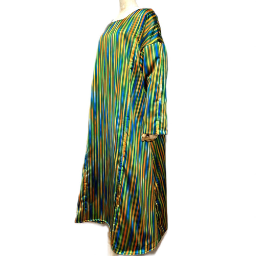 【現品1点限り‼︎】HAJIME AYUMU 高級西陣織 シルクロングワンピース 現品1点限り‼︎】HAJIME AYUMU 高級西陣織 シルクデザインロング