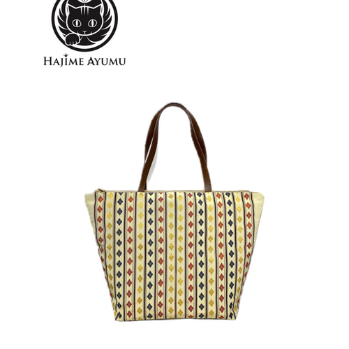現品1点のみ!!】HAJIME AYUMU 筑前博多織 高級和柄着物帯リメイク 