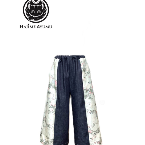 現品1点限り‼︎】HAJIME AYUMU 高級和柄着物&岡山県産児島デニム