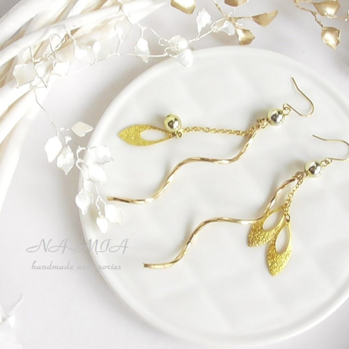 サージカルステンレス316L ゴールド リーフ ×スティックゴールド