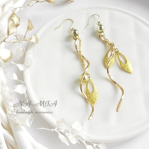 サージカルステンレス316L ゴールド リーフ ×スティックゴールド