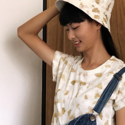 T恤 (M) -洋蔥皮植物印染 .純棉T-Shirt .可接受公司行號團體少量客製。 第4張的照片