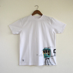 ウミキリン　つながるTシャツ（六甲ケーブル）おとなサイズ　　リンクコーデ 2枚目の画像