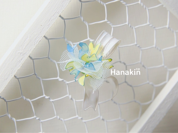 Hanakin花金 花禮 手作飾品耳環（單顆） 第2張的照片