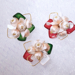 Hanakin花金 ［聖誕節限定］果實滿滿的豐盛耳環 手作飾品耳環（一對兩只） 第6張的照片