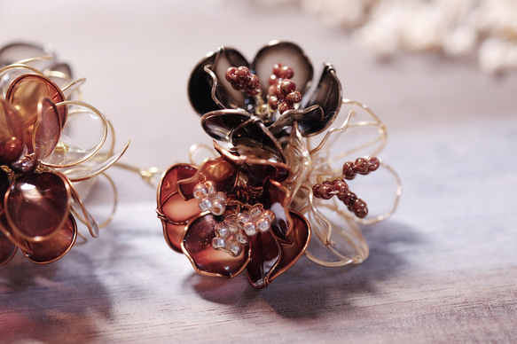 Hanakin花金 Flamenco 玳瑁 手作飾品耳環 （單顆） 第4張的照片