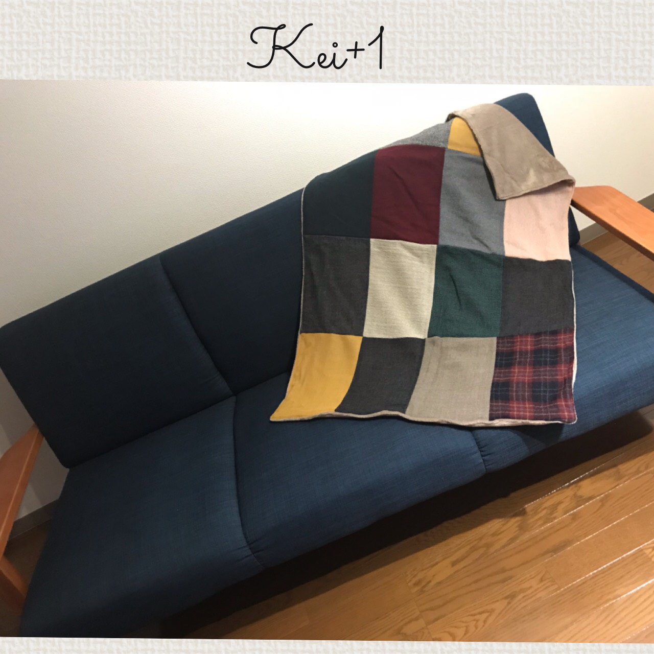 ウールガーゼ &フランネルボアリバーシブルブランケット