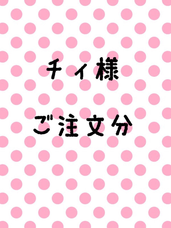 チィ様 ご注文分 1枚目の画像