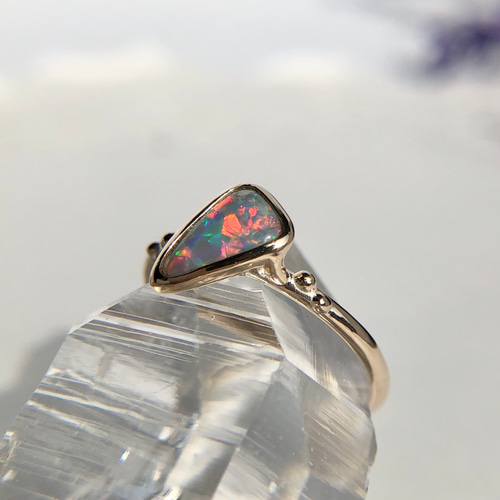 極ネオン ライトニングリッジ産ブラックオパール0.7ct
