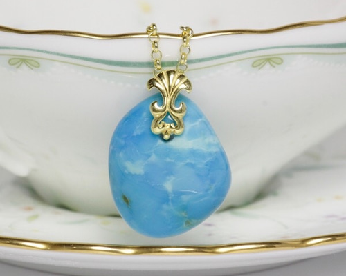 ターコイズネックレス ステンレス フェザーネックレス ターコイズネックレス インディアン