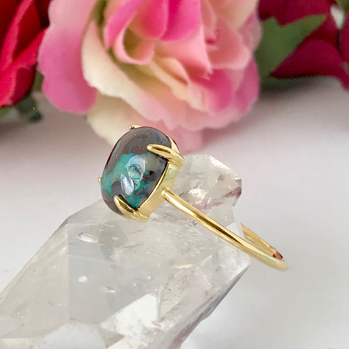 1点限定！天然アイアンオパールリング2.59ct｜14号☆オーストラリア