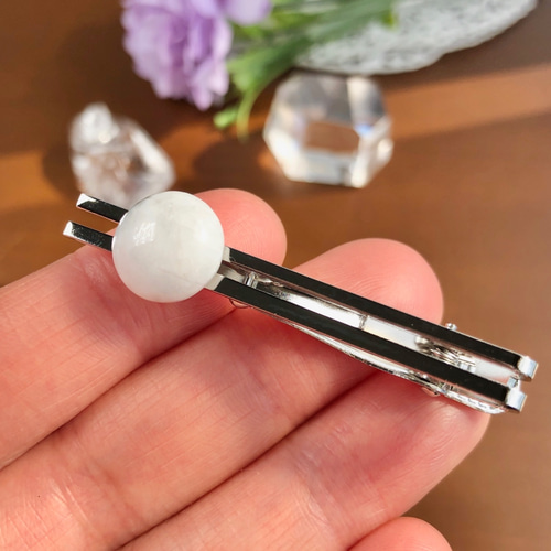 K10翡翠付きネクタイピン K10翡翠付きネクタイピン