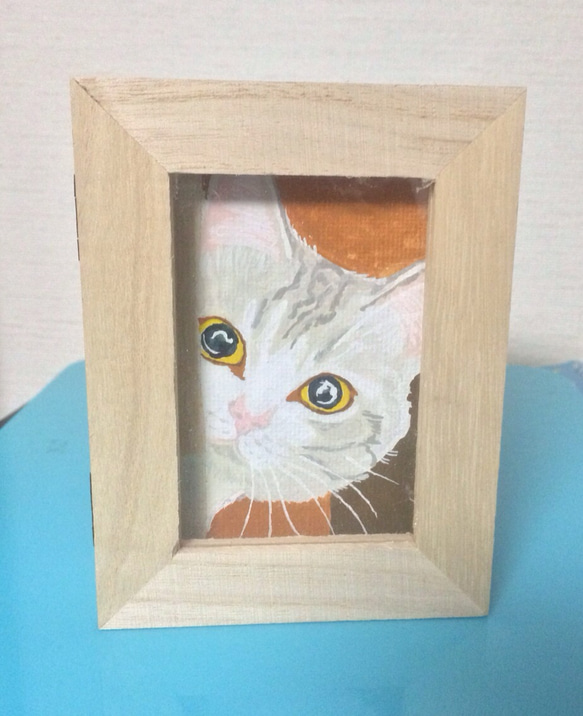 女の子と猫のアクリルガッシュ画1 猫のアクリルガッシュ画1 絵画 001roadstar 通販 1045326