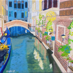 売れ筋・人気アイテム 商品 ヴェネチア風景画1 絵画 1247424｜Creema 通販 001roadstar 絵画