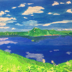 北海道　風景画　『春の息吹』 北海道 風景画 『春の息吹』