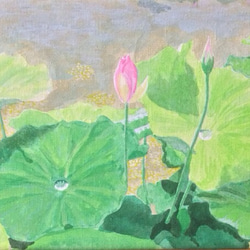 アクリルガッシュの花の絵2 1枚目の画像