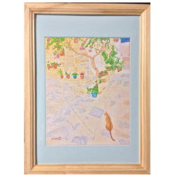 アクリルガッシュの風景画1 絵画 001roadstar 通販｜Creema - 絵画