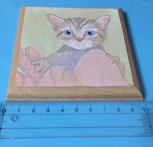 猫のアクリルガッシュ画7 2枚目の画像