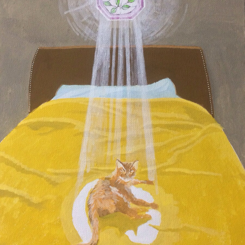 猫のアクリルガッシュ画8 絵画 001roadstar 通販｜Creema(クリーマ 