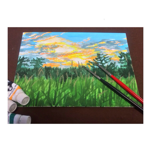 アクリルガッシュの風景画19 絵画 001roadstar 通販 2896438 アクリルガッシュの風景画19 絵画 001roadstar 通販 2896438