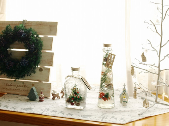 【Christmas】冬の新作 クリスマスツリーハーバリウム 5枚目の画像