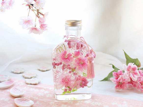 3日以内発送・母の日ギフト】桜ふわり ハーバリウム ハーバリウム