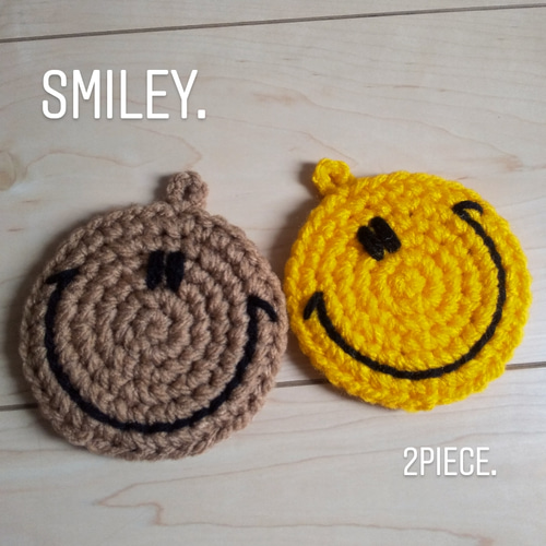 再販✳2枚セット✳にこちゃん✳アクリルたわし コースター バス