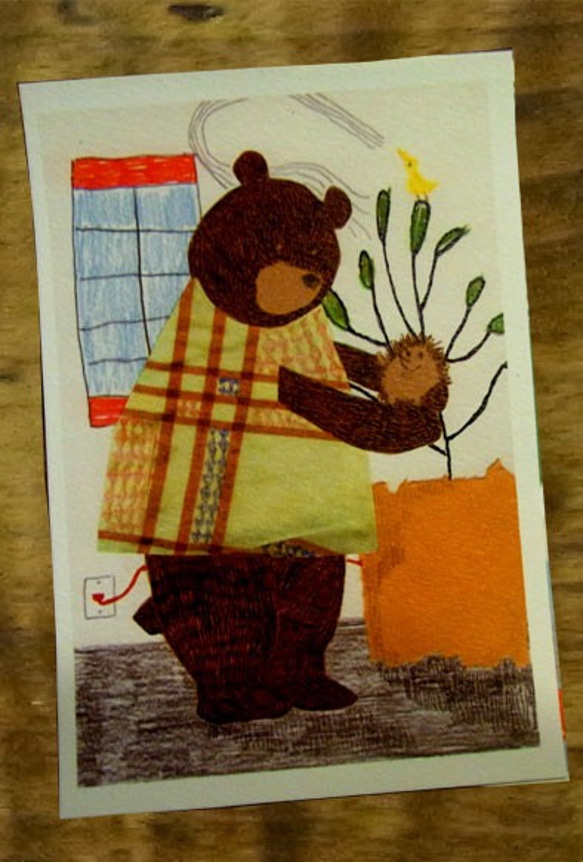 ふたりはともだち ポストカード 001 イラスト chihiro 通販 144637