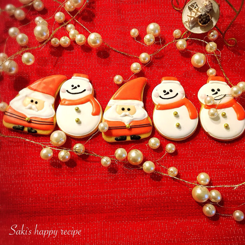 専用ページ/アイシングクッキー/クリスマス クリスマス】アイシングクッキー4枚入りボックス クッキー yumelala