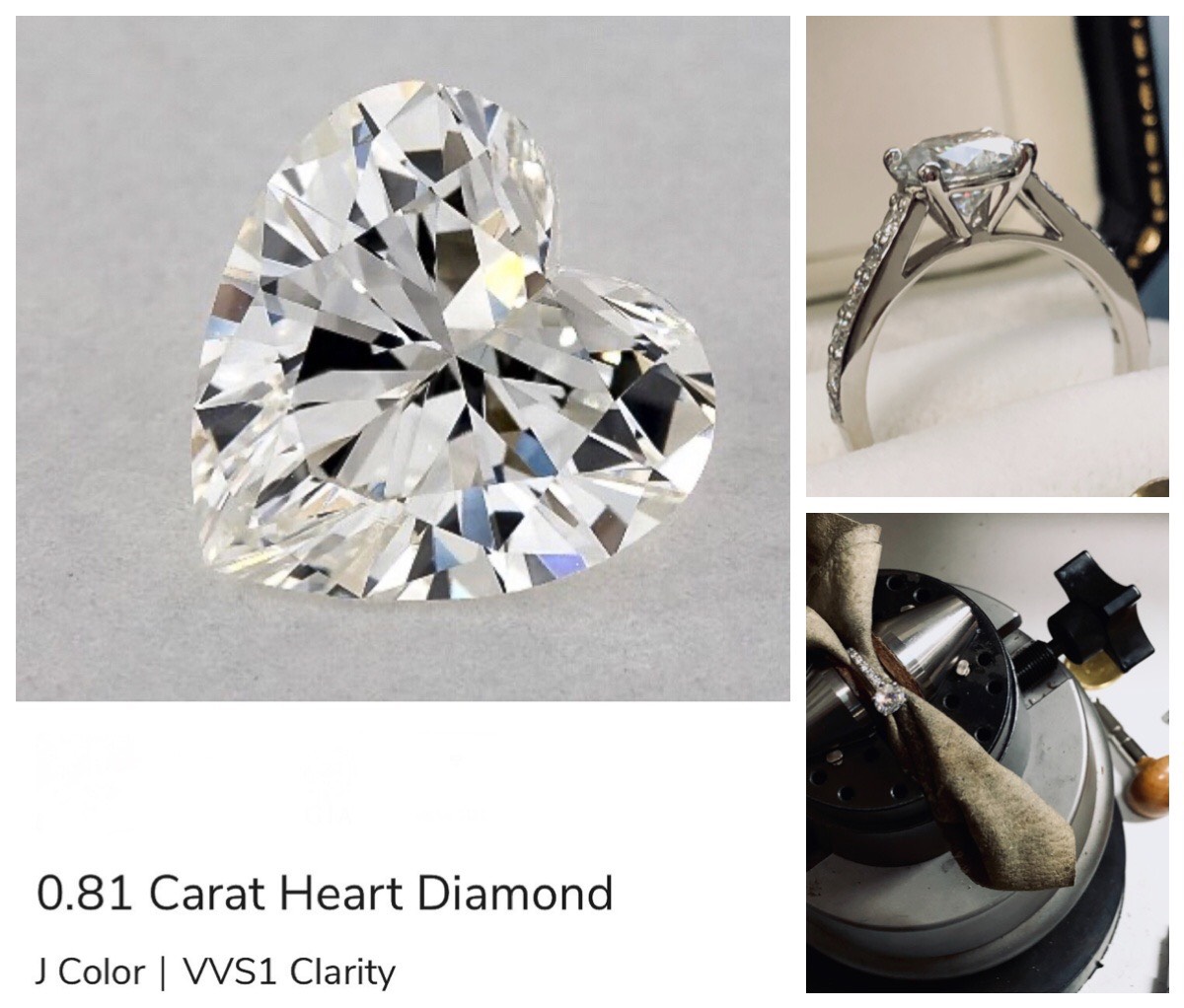 0.81ct Diamond エンゲージリング 結婚指輪 マリッジ 婚約 ペアリング イニシャル プロポーズ　ダイヤ