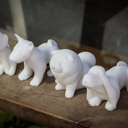 來福系列 | 《友善博美狗》-狗狗造型石雕紙鎮 第4張的照片