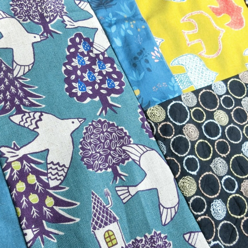 北欧 お花刺繍 ゆったりワンピース w【ミナペルホネン