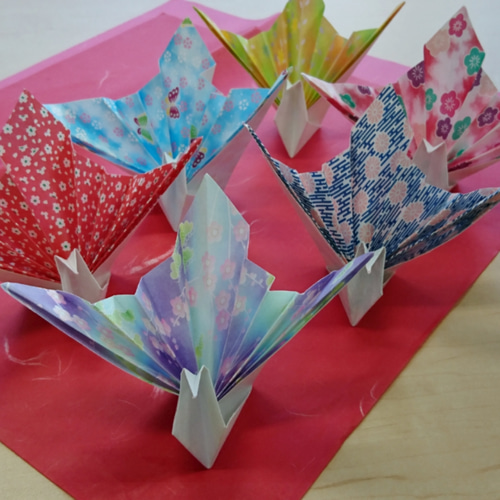 千代紙の祝い鶴 30種類30羽 その他素材 cyoko HOUSE 通販 5792536