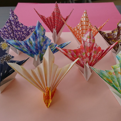 千代紙の祝い鶴 30種類30羽 その他素材 cyoko HOUSE 通販 5792536