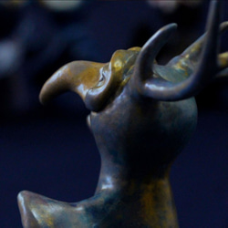 【冷釉紙人型】 逐鹿 (天藍色) ＜福爾摩沙，逐鹿と角宿の百老匯系列＞ 第3張的照片