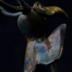 【冷釉紙人型】 逐鹿 (天藍色) ＜福爾摩沙，逐鹿と角宿の百老匯系列＞ 第4張的照片