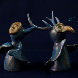 【冷釉紙人型】 逐鹿 (天藍色) ＜福爾摩沙，逐鹿と角宿の百老匯系列＞ 第5張的照片