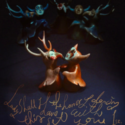 【冷釉紙人型】 逐鹿 (天藍色) ＜福爾摩沙，逐鹿と角宿の百老匯系列＞ 第9張的照片