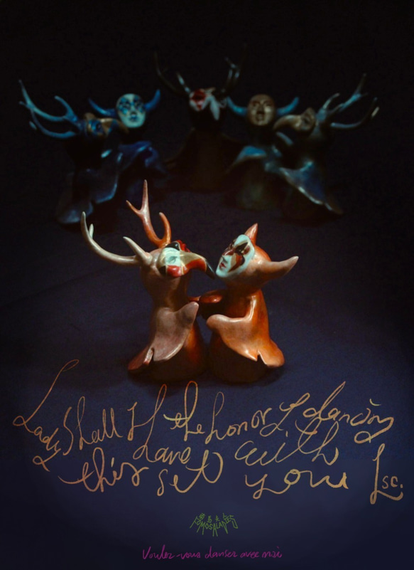 【冷釉紙人型】 逐鹿 (天藍色) ＜福爾摩沙，逐鹿と角宿の百老匯系列＞ 第9張的照片